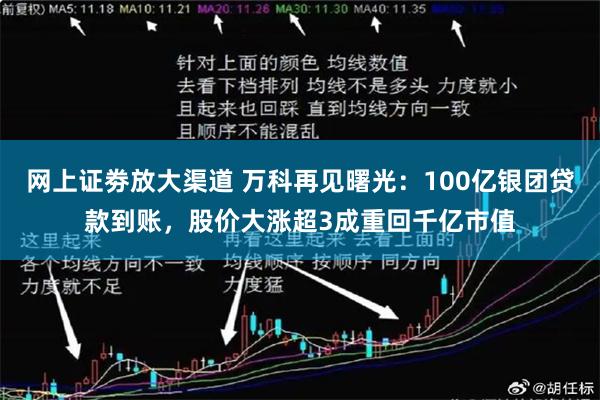 网上证劵放大渠道 万科再见曙光：100亿银团贷款到账，股价大涨超3成重回千亿市值