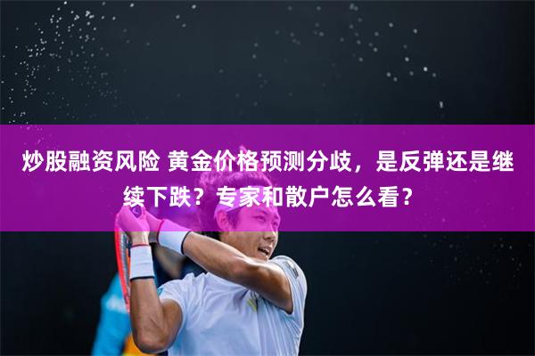 炒股融资风险 黄金价格预测分歧，是反弹还是继续下跌？专家和散户怎么看？