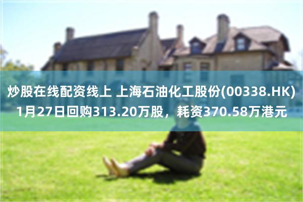 炒股在线配资线上 上海石油化工股份(00338.HK)1月27日回购313.20万股，耗资370.58万港元